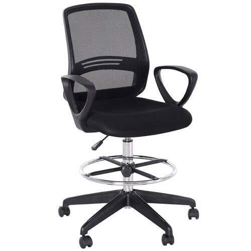 Vinsetto Tall Office Chair Black Mesh Fabric, Plastic, Foam, Metal 921-187V70