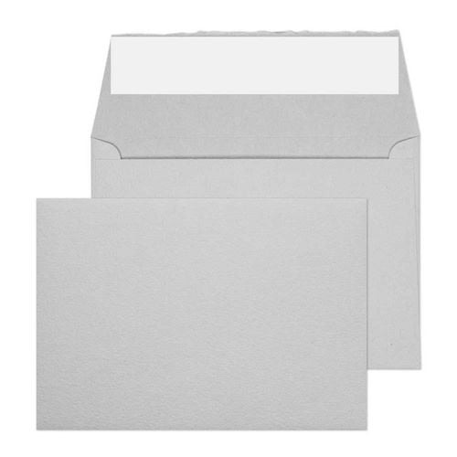 Creative Senses Coloured Envelope C6 162 (W) x 114 (H) mm Adhesive Strip Grey 190 gsm Pack of 50