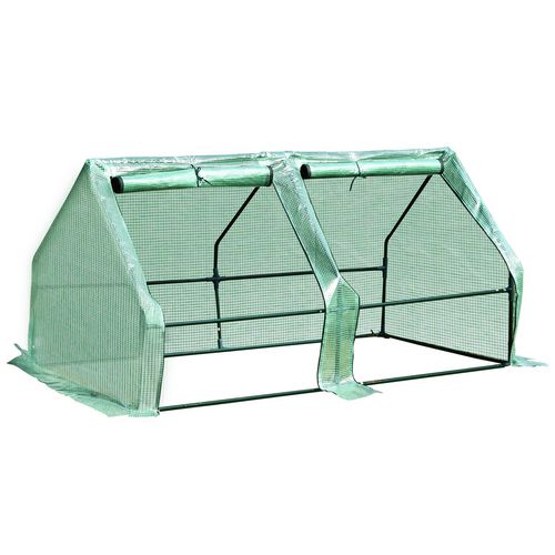 OutSunny Greenhouse Outdoors Waterproof Green 900 mm x 1800 mm x 900 mm