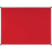 Bi-Office Notice Board Non Magnetic 120 (W) x 90 (H) cm Red