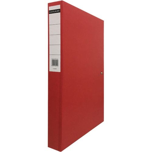 Eastlight Box File 31898DENT A4 Cardboard 4.5 (W) x 26.5 (D) x 37 (H) cm Red 4.5 cm Pack of 10