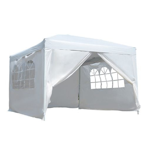 OutSunny Pop Up Gazebo Outdoors Water proof White 3000 x 3000 mm