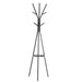 HOMCOM Coat Rack 831-174BK MDF, Metal Black 450 mm x 450 mm x 1800 mm