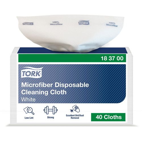 Tork Cleaning Cloth White Pack of 40