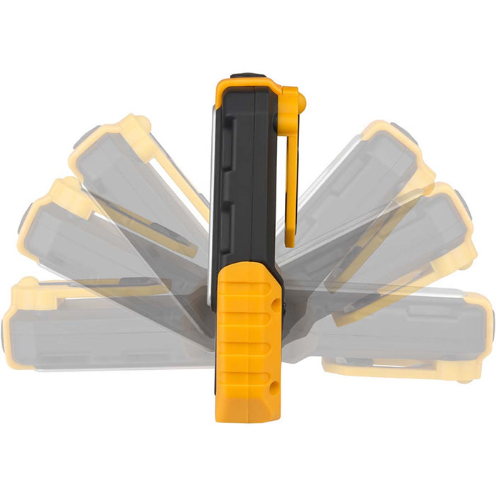 Brennenstuhl LED battery hand lamp HL DA 40 MH / robust battery work lamp with switch and integrated magnet 100 lm black