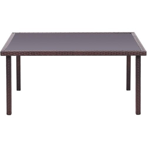 Living and Home Table LG0898 Rattan 1,500 x 900 x 740 mm