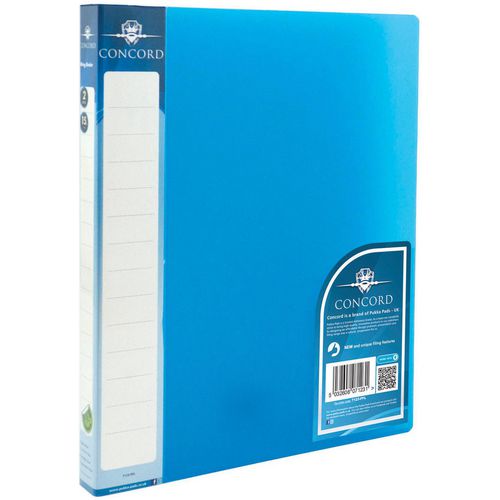 Concord Ring Binder 2 Ring PP A4 Concord Blue