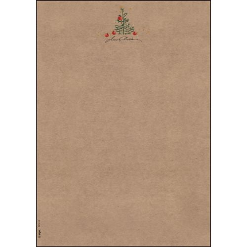 Sigel Christmas Paper DP415 A4 100 gsm Brown 21 x 12 cm Pack of 100