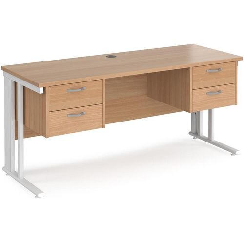 Dams International Desk MCM616P22WHB 1,600 x 600 x 725 mm