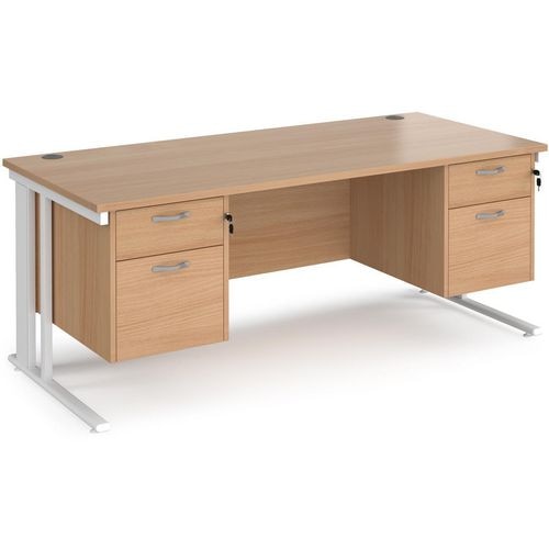 Dams International Desk MCM18P22WHB 1,800 x 800 x 725 mm