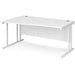 Dams International Wave Desk MC16WLWHWH 1,600 x 725 x 800 - 990 mm