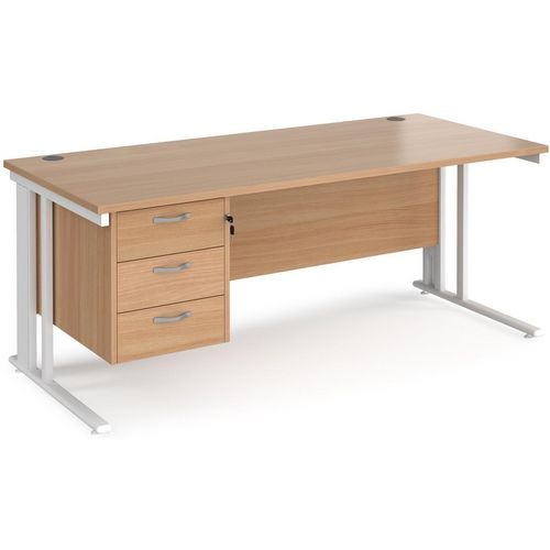 Dams International Desk MCM18P3WHB 1,800 x 800 x 725 mm