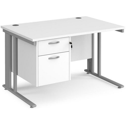 Dams International Desk MCM12P2SWH 1,200 x 800 x 725 mm