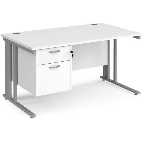 Dams International Desk MCM14P2SWH 1,400 x 800 x 725 mm