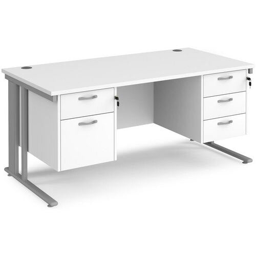 Dams International Desk MCM16P23SWH 1,600 x 800 x 725 mm