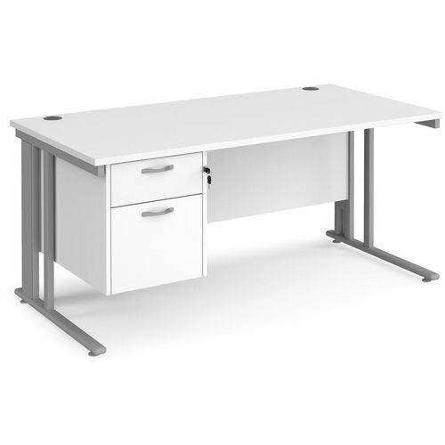Dams International Desk MCM16P2SWH 1,600 x 800 x 725 mm
