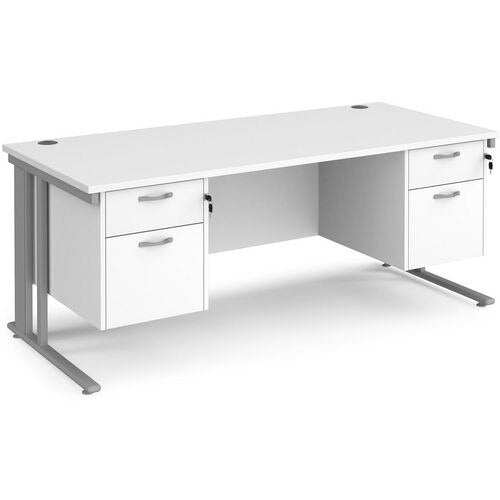 Dams International Desk MCM18P22SWH 1,800 x 800 x 725 mm