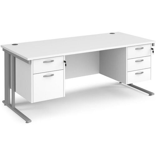 Dams International Desk MCM18P23SWH 1,800 x 800 x 725 mm