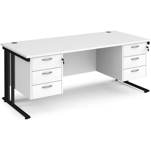 Dams International Desk MCM18P33KWH 1,800 x 800 x 725 mm