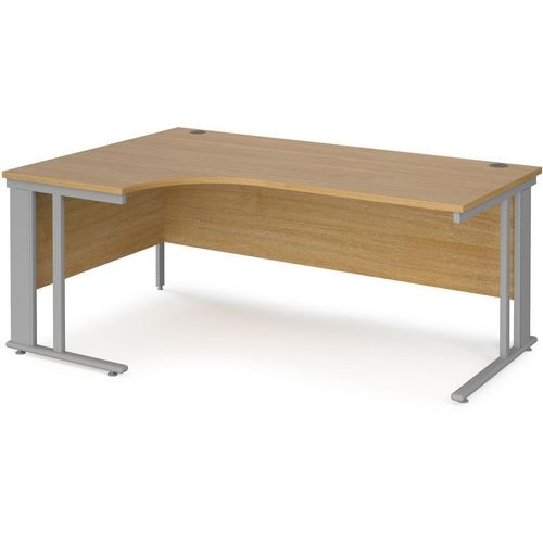 Dams International Left Hand Ergonomic Desk MCM18ELSO 1,800 x 1,200 x 725 mm