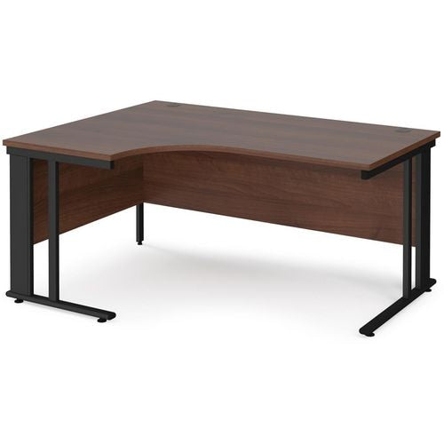 Dams International Left Hand Ergonomic Desk MCM16ELKW 1,600 x 1,200 x 725 mm