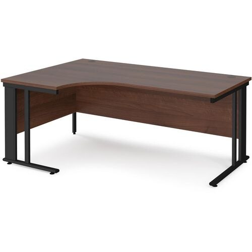 Dams International Left Hand Ergonomic Desk MCM18ELKW 1,800 x 1,200 x 725 mm