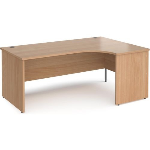 Dams International Left Hand Ergonomic Desk MP18ERB 1,800 x 1,200 x 725 mm