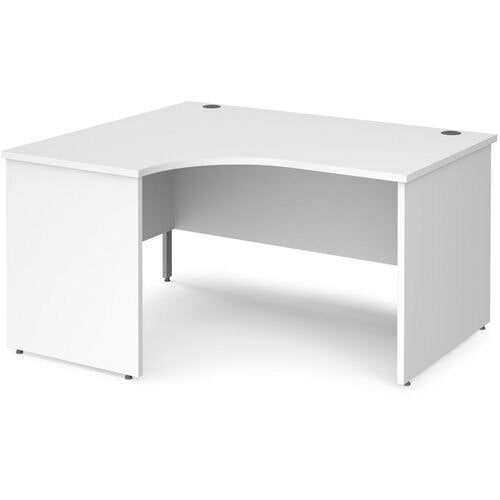 Dams International Left Hand Ergonomic Desk MP14ELWH 1,400 x 1,200 x 725 mm