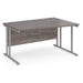 Dams International Wave Desk MC14WRSGO 1,400 x 725 x 800 - 990 mm