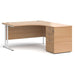 Dams International Desk with Pedestal EBWH14RB 1,400 x 1,626 x 725 mm