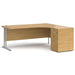 Dams International Desk with Pedestal EBS18RO 1,800 x 1,626 x 725 mm