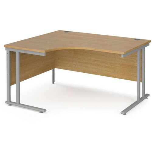 Dams International Left Hand Ergonomic Desk MC14ELSO 1,400 x 1,200 x 725 x 800 - 990 mm