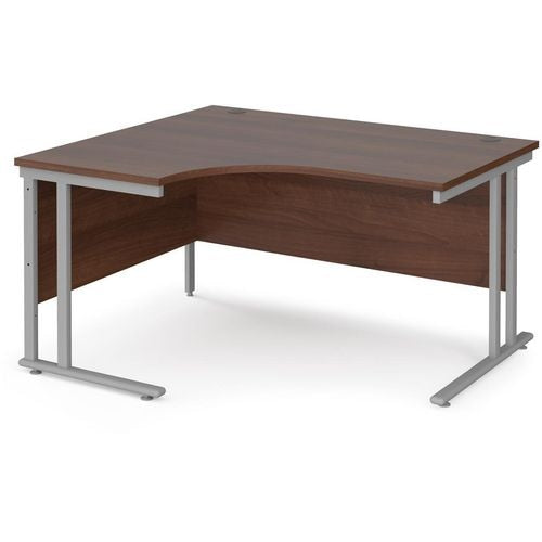 Dams International Left Hand Ergonomic Desk MC14ELSW 1,400 x 1,200 x 725 x 800 - 990 mm
