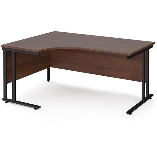 Dams International Left Hand Ergonomic Desk MC16ELKW 1,600 x 1,200 x 725 x 800 - 990 mm