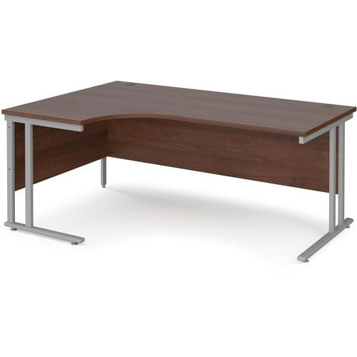 Dams International Left Hand Ergonomic Desk MC18ELSW 1,800 x 1,200 x 725 x 800 - 990 mm