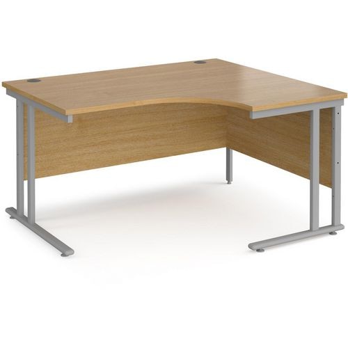 Dams International Right Hand Ergonomic Desk MC14ERSO 1,400 x 1,200 x 725 x 800 - 990 mm
