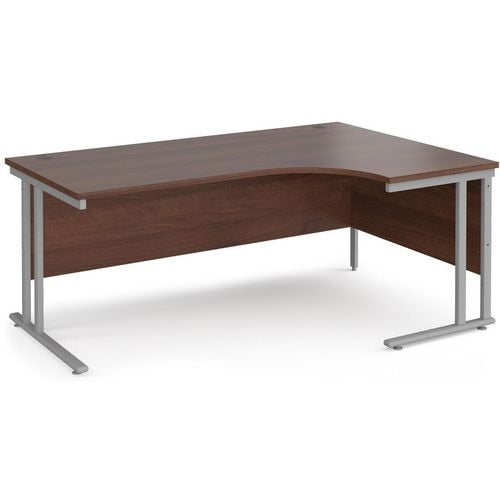 Dams International Right Hand Ergonomic Desk MC18ERSW 1,800 x 1,200 x 725 x 800 - 990 mm