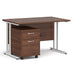 Dams International Straight Desk with 2 Drawer Pedestal SBWH212W 1,200 x 800 x 725 mm