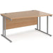 Dams International Wave Desk MC14WRSB 1,400 x 725 x 800 - 990 mm