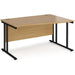 Dams International Wave Desk MC14WRKO 1,400 x 725 x 800 - 990 mm