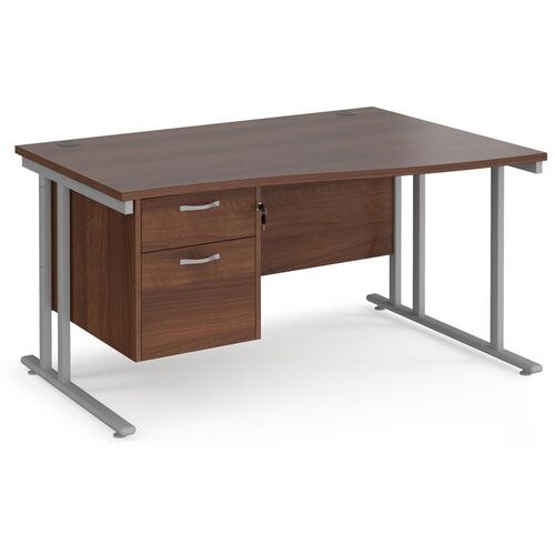 Dams International Wave Desk MC14WRP2SW 1,400 x 725 x 800 - 990 mm