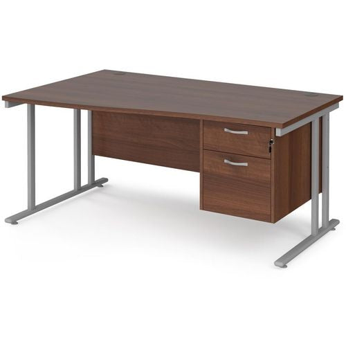 Dams International Wave Desk MC16WLP2SW 1,600 x 725 x 800 - 990 mm