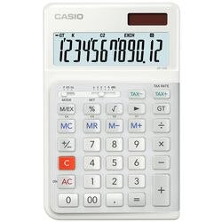 Casio Desktop Calculator JE-12E-WE 12 Digit Display White