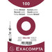 Exacompta Index Cards 10709E A6 White 10.7 x 15 x 2.5 cm Pack of 20