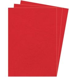 Fellowes Binding Cover Paper Red Pack of 100