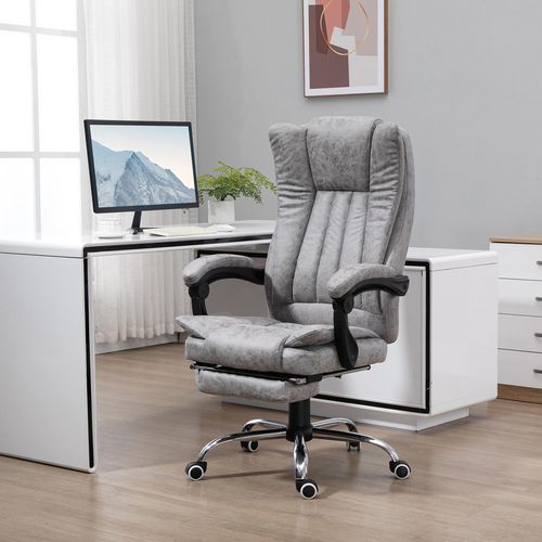 Vinsetto Massage Chair 5056602926977 Polyester Modern Grey