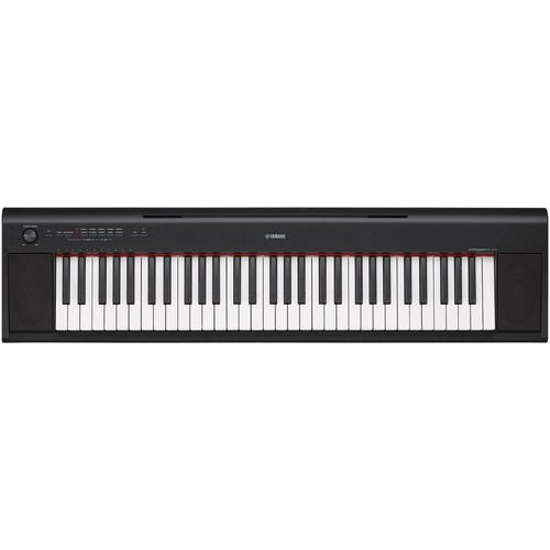 Yamaha Keyboard Piaggero NP12B LCD C2 to C7 Black Set