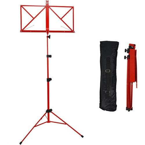 A-Star Music Stand with Carry Bag Rocket Red