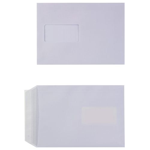 Viking Envelope Window C5 229 (W) x 162 (H) mm Peel and Seal White 90 gsm Pack of 500