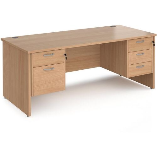Dams International Maestro 25 Desk Beech Wood 1,800 x 800 x 725 mm